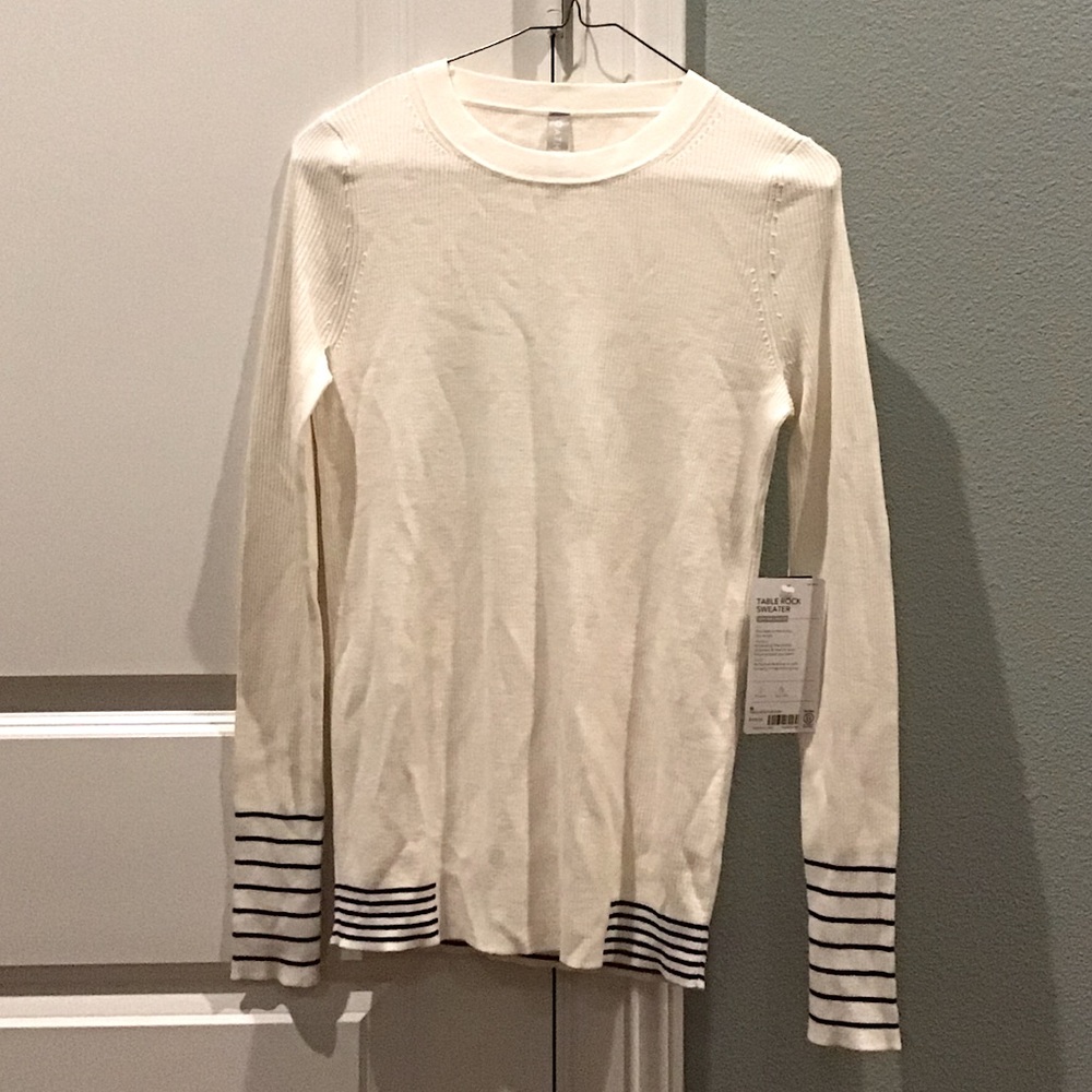 Athleta Table Rock Sweater | White/Cream | Small